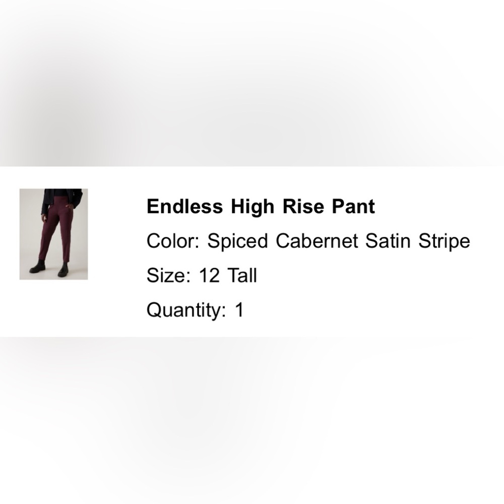 Athleta Endless High Rise Pant - Picture 5 of 5
